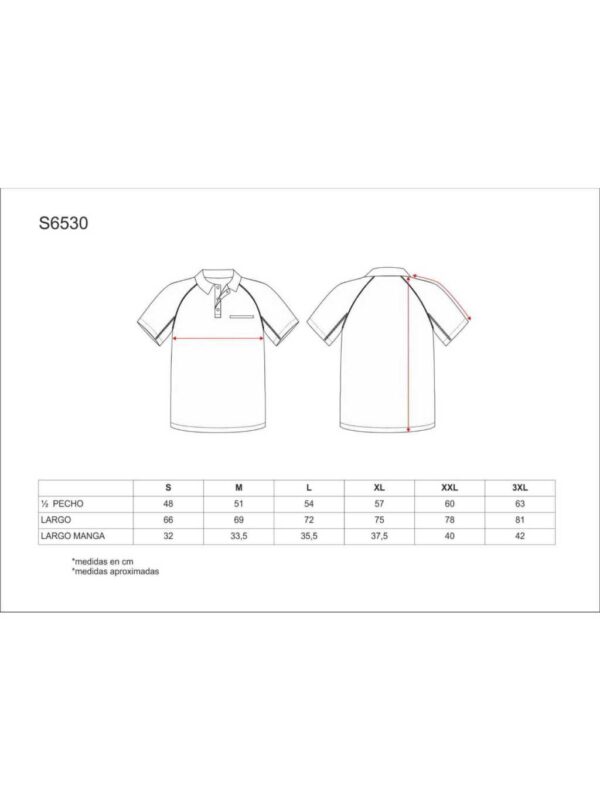 WorkTeam Polo combinado de manga corta en tejido técnico, bolso de pecho, deportivo, ligero, transpirable y de secado rápido.  Hombre