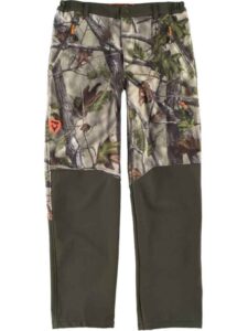 WorkTeam Pantalón Caza y Pesca workshell Combinado con Motivos Vegetales. Dos Bolsos de Abertura Inclinada en los costados y un Bolso Lateral, Todos Hombre