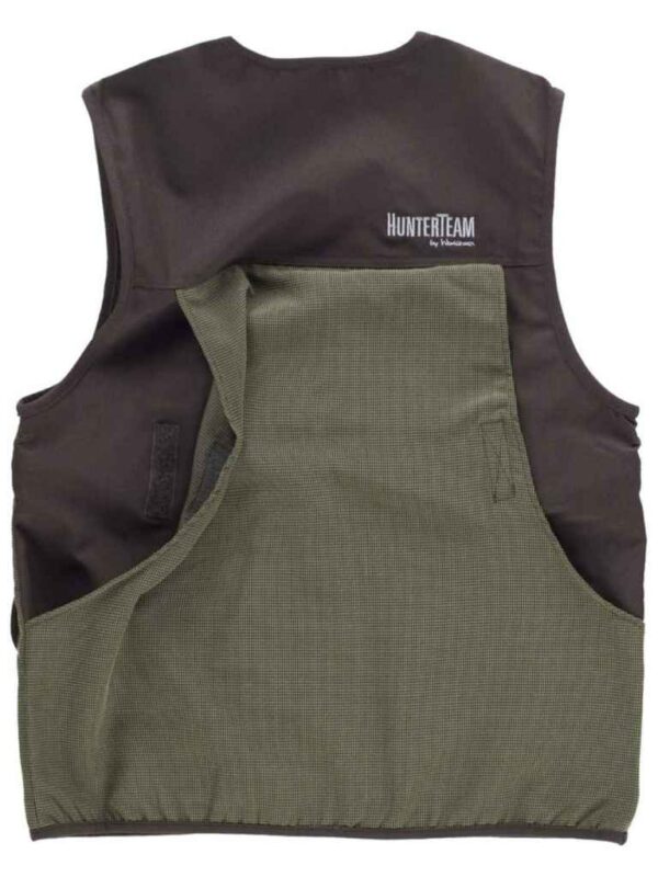 WorkTeam Chaleco Impermeable tipo Safari tejido Oxford, combinado con Ripstop anti espinos, Caza Pesca etc. - Imagen 2