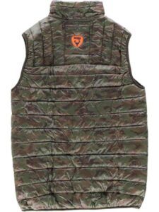 WorkTeam Chaleco Caza y Pesca Acolchado estampado Camuflaje, con 2 Bolsillos Laterales. Bolsa Transporte. - Imagen 2