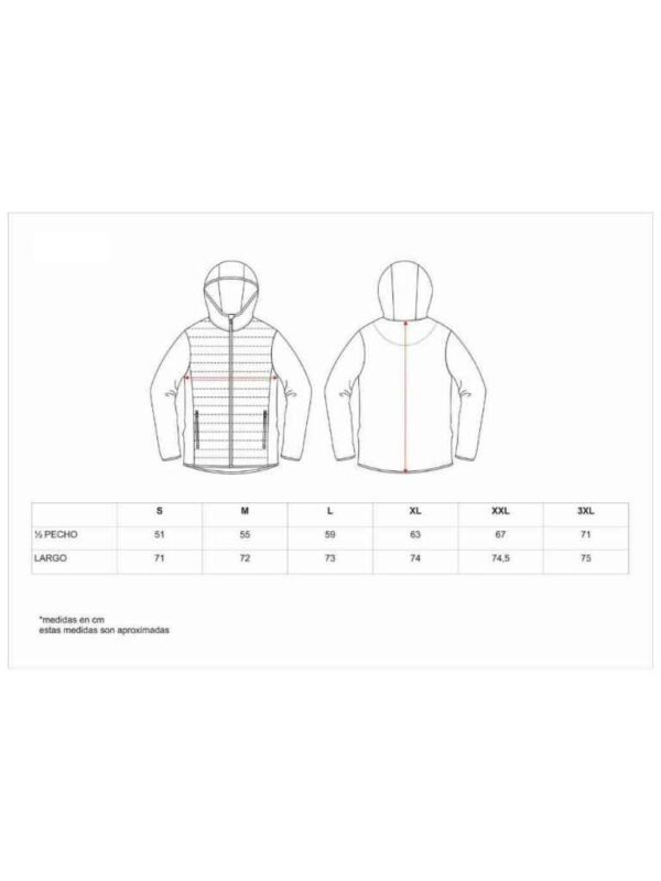 Work Team Chaqueta Caza Pesca Aire Libre etc, softshell, combinada con tejido Acolchado de Camuflaje, 2 Bolsos Laterales, con Capucha. - Imagen 3