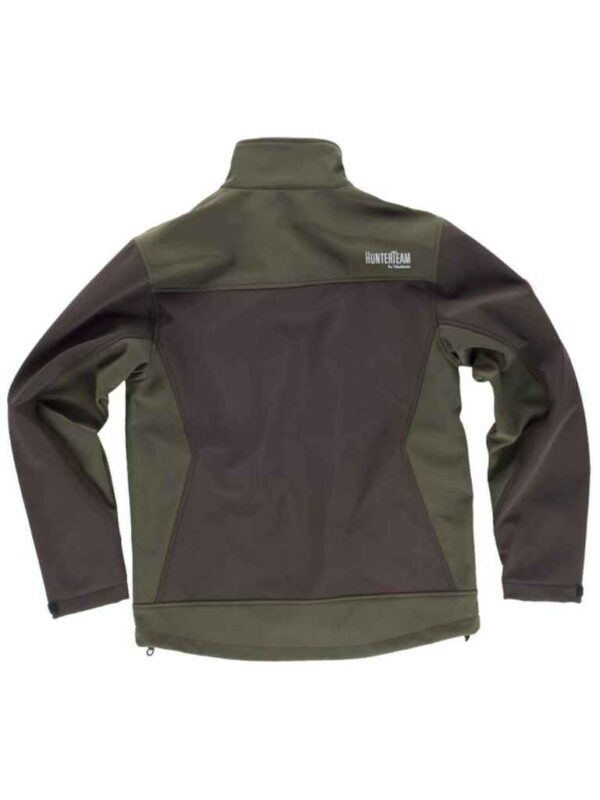 Work Team Cazadora Caza, Pesca, Tiempo Libre, etc, Softshell combinada con canesús. Cuello Alto y cubrecosturas Interior. Cierre de Cremallera de Nylon. Solapa Protector - Imagen 3