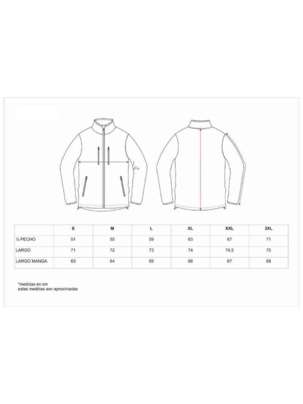 WorkTeam Cazadora Caza y Pesca workshell con Estampado, con 2 Bolsillos Laterales y 2 Bolsillos en Pecho. - Imagen 5