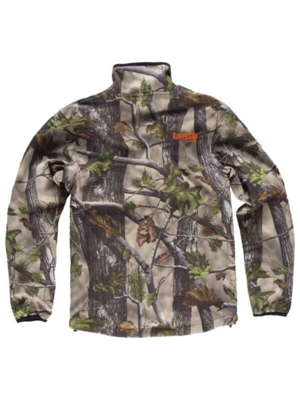 WorkTeam Cazadora Caza y Pesca workshell con Estampado, con 2 Bolsillos Laterales y 2 Bolsillos en Pecho. - Imagen 3