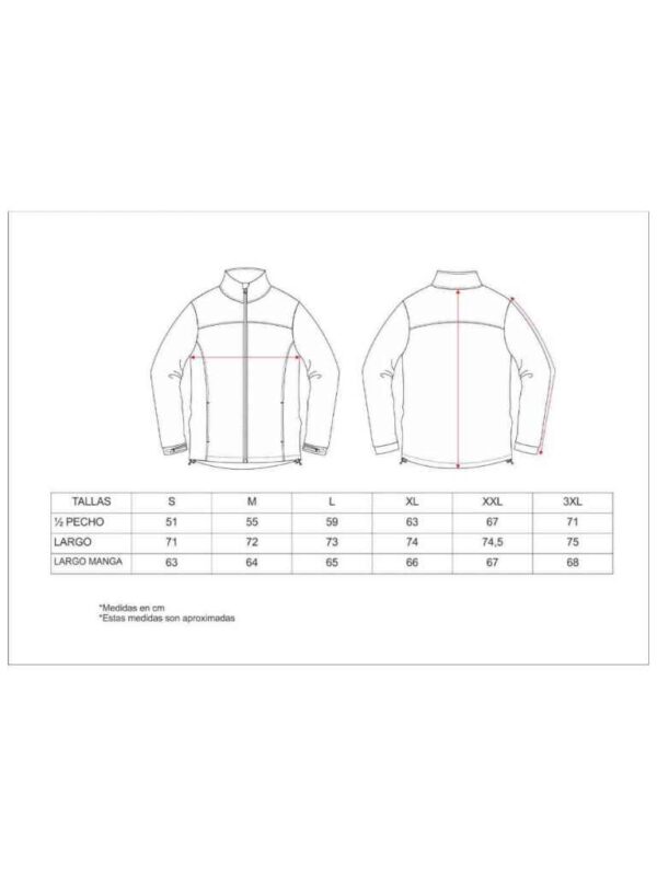 WorkTeam Chaqueta Caza y Pesca workshell Estampada con Motivos Vegetales, con canesús y costadillos a Contraste. Cuello Alto y cubrecosturas Interior Hombre - Imagen 5