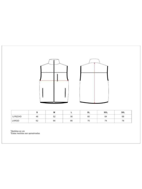 WorkTeam Chaleco Softshell Aire Libre Liso - Imagen 10