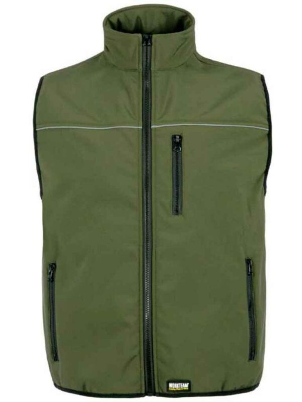 WorkTeam Chaleco Softshell Aire Libre Liso - Imagen 2