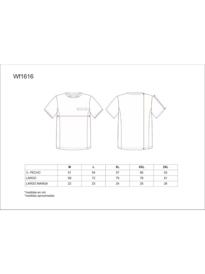 Camiseta Técnica de trabajo WorkTeam WF1616