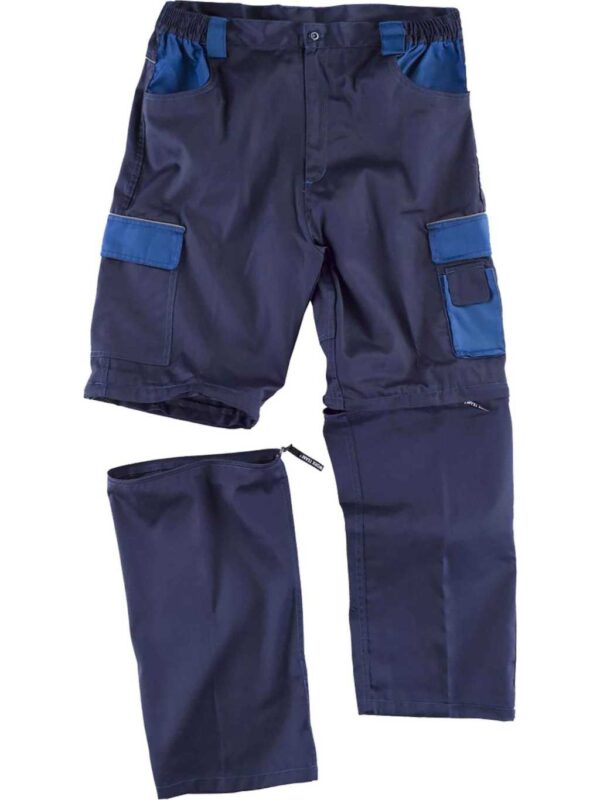 WorkTeam Pantalón Linea 8 Combinado Multibolsillos con Perneras Desmontables. Hombre