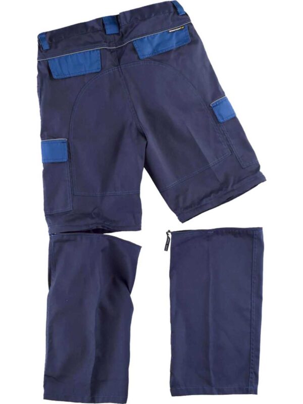 WorkTeam Pantalón Linea 8 Combinado Multibolsillos con Perneras Desmontables. Hombre