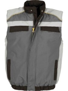 WorkTeam Chaleco Linea 5 Acolchado con Cierre Cremallera Combi 3 Colores, Vivos Reflectantes. - Imagen 2