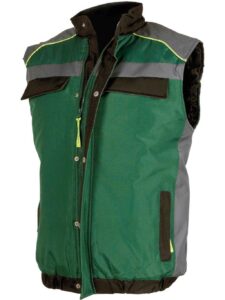 WorkTeam Chaleco Linea 5 Acolchado con Cierre Cremallera Combi 3 Colores, Vivos Reflectantes. - Imagen 4