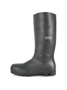 WorkTeam Bota de Agua de Seguridad, Verde, Nitrilo y PVC, Puntera y Plantilla de Acero Hombre