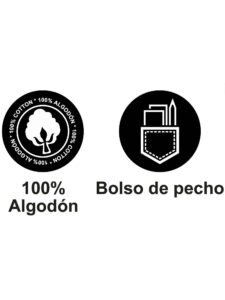 WorkTeam Polo Manga Larga con un Bolso de Pecho, Algodon 100% Hombre