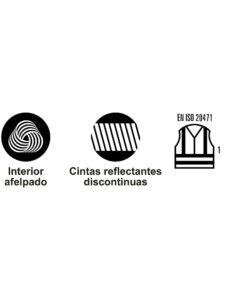 WorkTeam Polo Manga Larga perchado, Combinado Alta Visibilidad Cintas Reflectantes discontinuas EN ISO 20471
