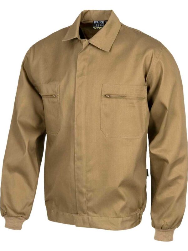 WorkTeam Cazadora con Cremalleras de Nylon, Cintura Elástica y Dos Bolsos de Pecho. Hombre - Imagen 6