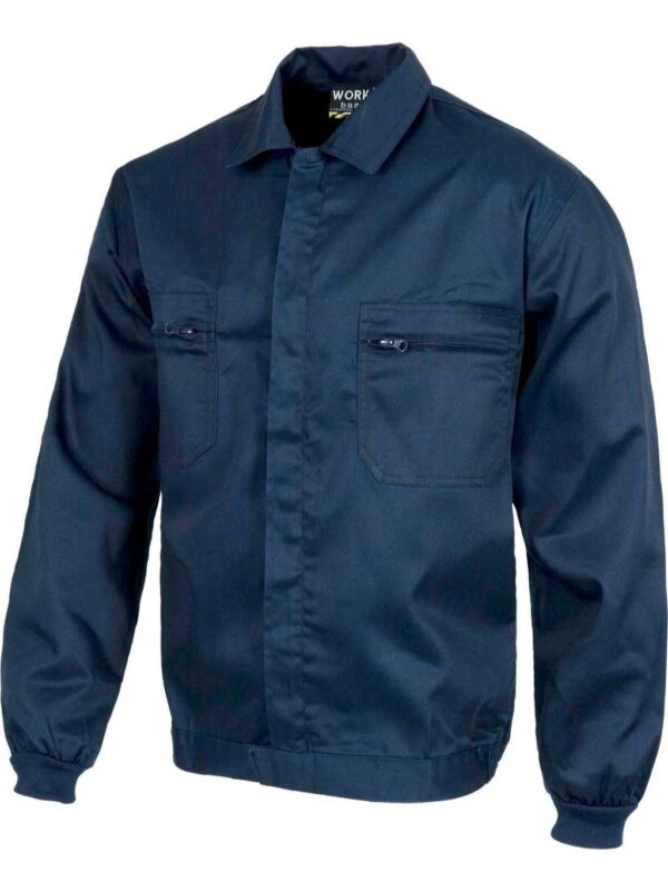 WorkTeam Cazadora con Cremalleras de Nylon, Cintura Elástica y Dos Bolsos de Pecho. Hombre - Imagen 4