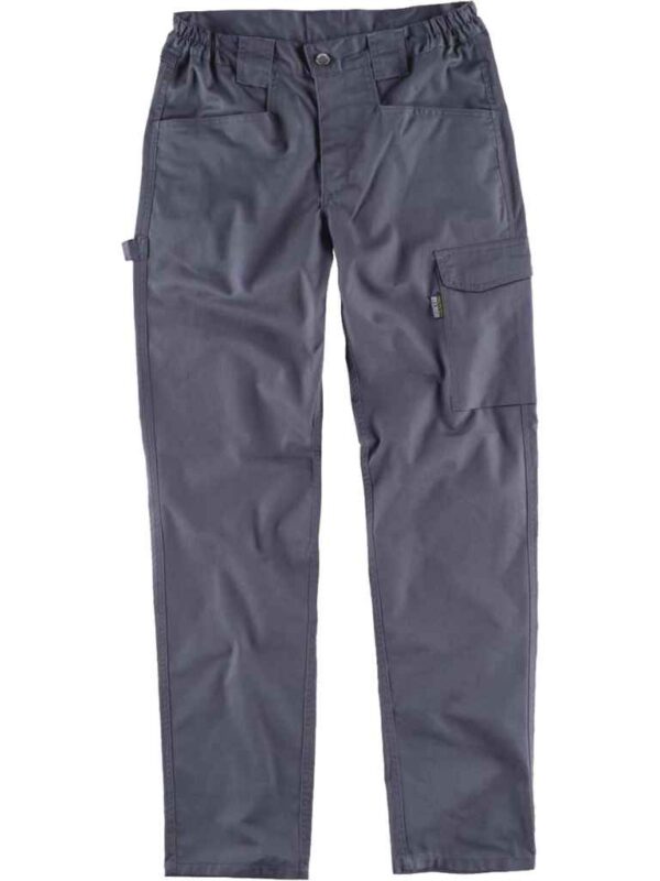 WorkTeamPantalón de tejido elástico bidireccional por construcción. Dos bolsos de abertura inclinada en los costados y un bolso lateral con pliegue HOMBRE - Imagen 2