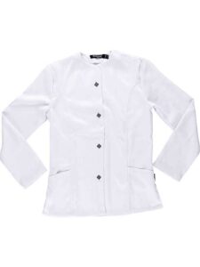 WorkTeam Casaca  manga larga, cierre central corchetes. Mujer