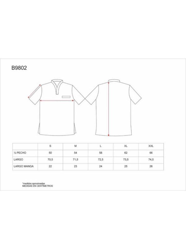 WorkTeam Casaca Manga Corta con un Bolso de Pecho, Estampado Mariposas. Hombre