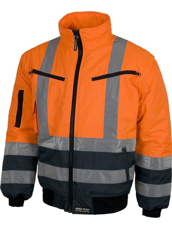 WorkTeam Piloto combinada Alta Visibilidad con Cintas Reflectantes. EN471 - Imagen 2