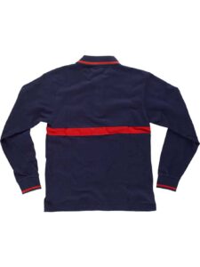 WorkTeam Polo Manga Larga con una Franja a Contraste, 100% Algodón. Hombre - Imagen 5