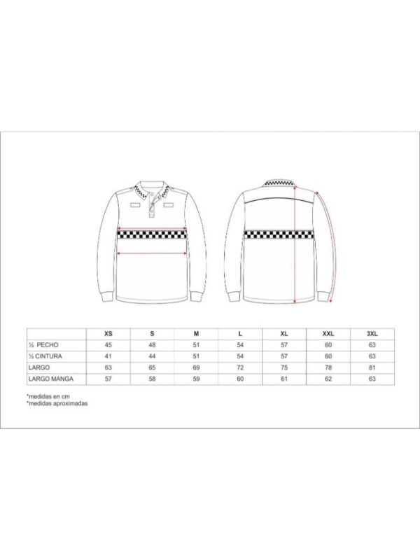 WorkTeam Polo Policía Manga Larga Combinado, con Cinta Reflectante termosellada y charreteras en Hombros. Hombre - Imagen 5