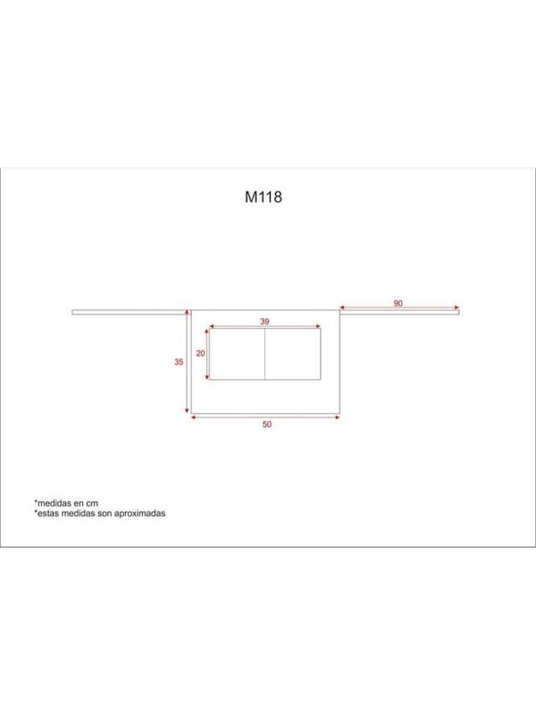 WorkTeam Delantal sin peto con bolsillos estampado rayas. 50x35. Unisex - Imagen 2