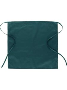 WorkTeam Delantal sin peto bicolor estampado café, con un bolsillo. 50x35. Unisex - Imagen 2