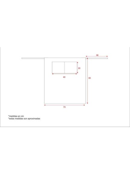 WorkTeam Delantal 2 bolsillos. 70x65 Unisex