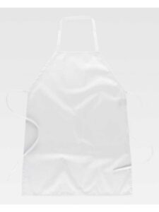 WorkTeam Delantal clásico largo 90x70 sin bolsillos, Fabricación especial. Unisex - Imagen 4