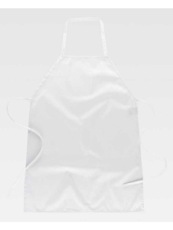 WorkTeam Delantal clásico largo 90x70 sin bolsillos, Fabricación especial. Unisex - Imagen 4