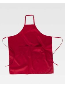 WorkTeam Delantal cruzado largo 95x90cm con 2 bolsos. Fabricación especial. Unisex - Imagen 4