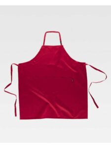 WorkTeam Delantal con peto 2 bolsillos. 95x90 Unisex - Imagen 4