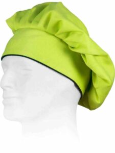 WorkTeam Gorro liso de cocinero con velcro y vivo a contraste. Unisex - Imagen 6