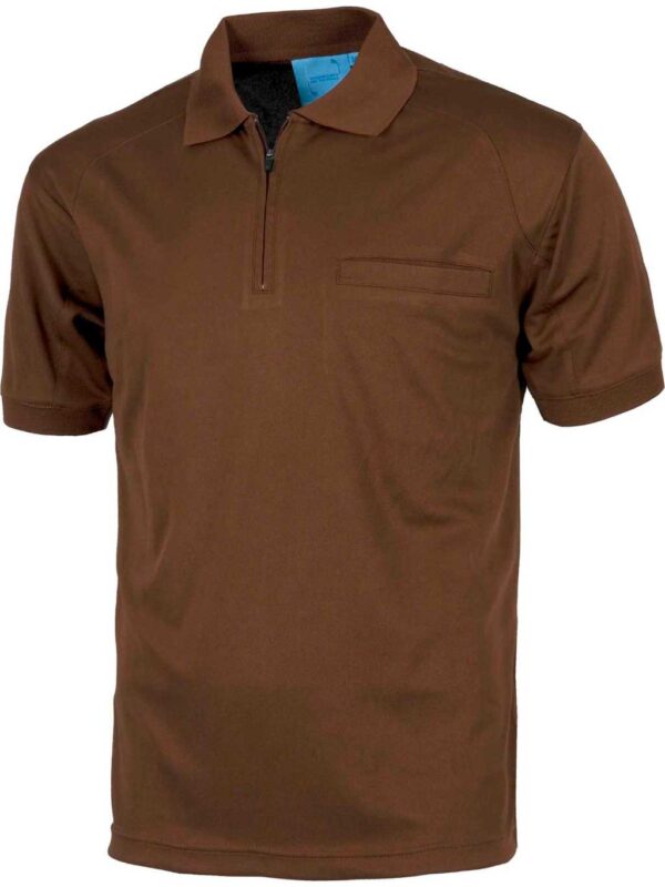 Workteam Polo Trabajo Manga Corta en tejido piqué, tejido Workdry, Transpirable, resistente y de secado rápido. Costuras Reforzadas
