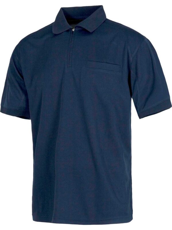 Workteam Polo Trabajo Manga Corta en tejido piqué, tejido Workdry, Transpirable, resistente y de secado rápido. Costuras Reforzadas