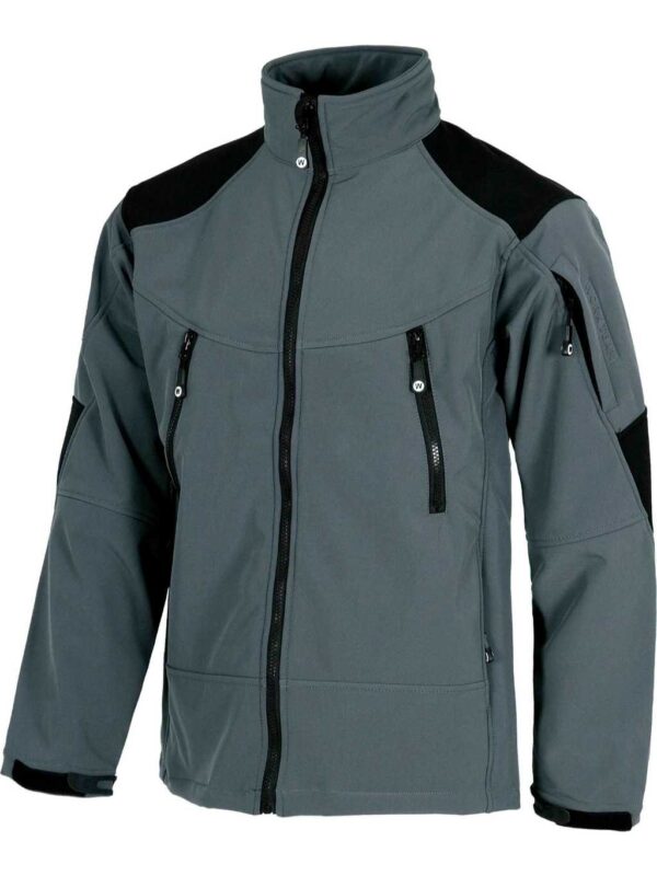 WorkTeam Chaqueta Softshell combinada con Membrana Interior Transpirable y Aislante e Interior de Alta Capacidad termica. Hombre - Imagen 2