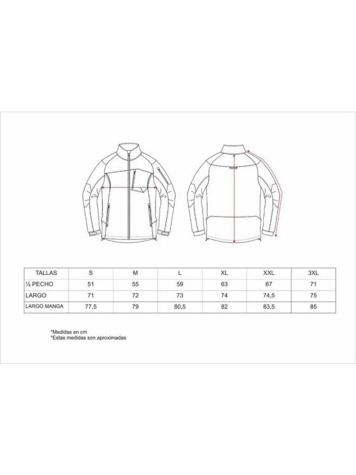 WorkTeam Chaqueta Softshell con Detalles Reflectantes, un Bolsillo en Pecho, Manga y Dos Laterales Hombre