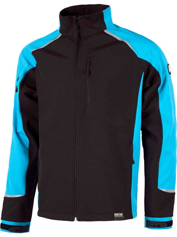 Workteam Chaqueta Softshell Combinado con Membrana Interior Transpirable y Aislante e Interior de Alta Capacidad termica. Hombre - Imagen 4