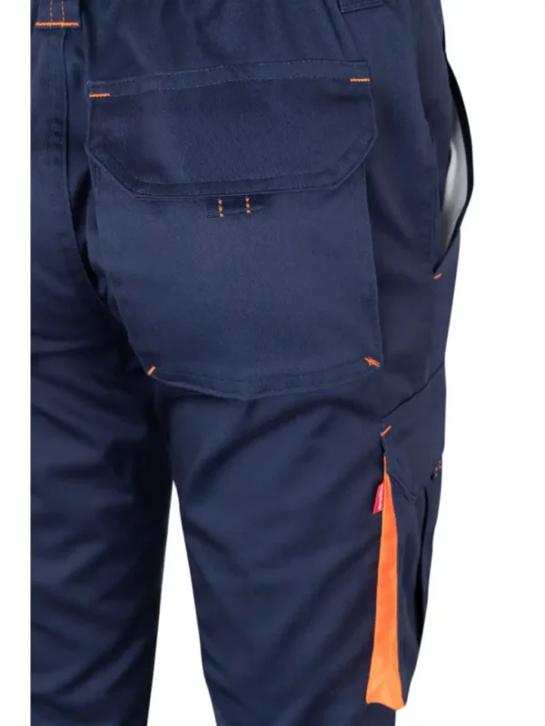 VELILLA 103024S Pantalón Stretch Bicolor Multiblosillos, Corte Slim Fit. Unisex