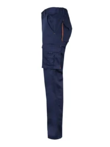 VELILLA 103024S Pantalón Stretch Bicolor Multiblosillos, Corte Slim Fit. Unisex