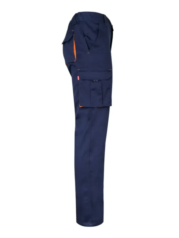 VELILLA 103024S Pantalón Stretch Bicolor Multiblosillos, Corte Slim Fit. Unisex