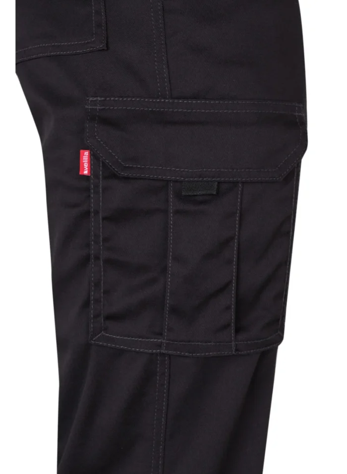 VELILLA 103002S Pantalón multibolsillo Stretch, Corte Slim Fit, doble costura de seguridad.