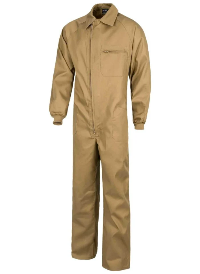 WorkTeam Buzo Italiano, Mono de Trabajo Mecánico o Industria. Cuello Solapa, Manga ranglan, un Bolso de Pecho y Cremalleras de Nylon. Hombre - Imagen 5