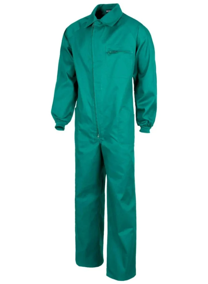 WorkTeam Buzo Italiano, Mono de Trabajo Mecánico o Industria. Cuello Solapa, Manga ranglan, un Bolso de Pecho y Cremalleras de Nylon. Hombre - Imagen 3