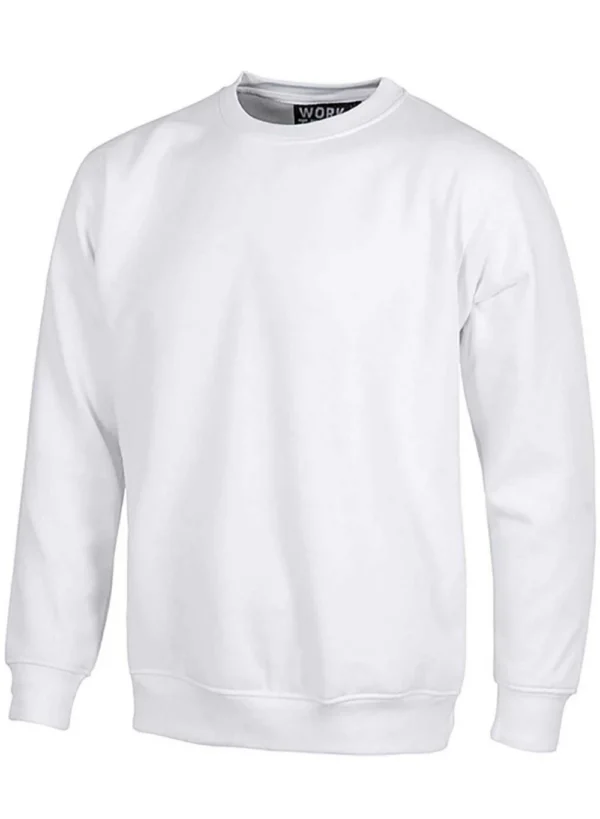 WorkTeam Sudadera Cuello Caja con puños y Cintura elásticos. Hombre - Imagen 3