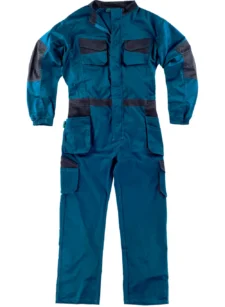 Workteam Mono de Trabajo Multibolsillos, Tejido Elástico, Cremallera metálica. Mono de Trabajo mecánico o Industria. Unisex - Imagen 4