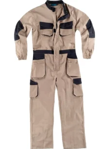 Workteam Mono de Trabajo Multibolsillos, Tejido Elástico, Cremallera metálica. Mono de Trabajo mecánico o Industria. Unisex - Imagen 5