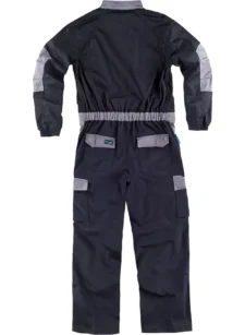 Workteam Mono de Trabajo Multibolsillos, Tejido Elástico, Cremallera metálica. Mono de Trabajo mecánico o Industria. Unisex